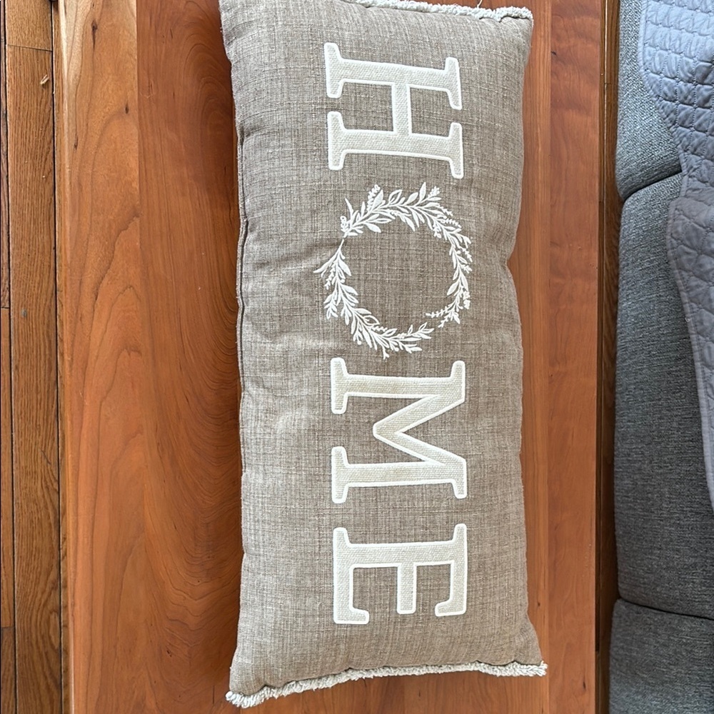 Pillow Decorative Brown HOME Pillow